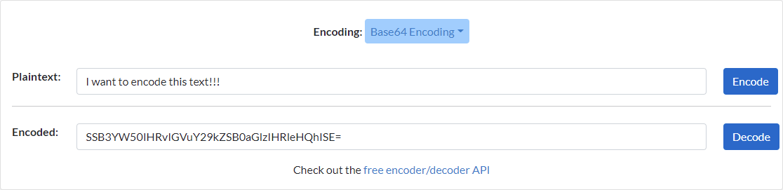 Screenshot of NetworkCalc's Encoder/Decoder utility